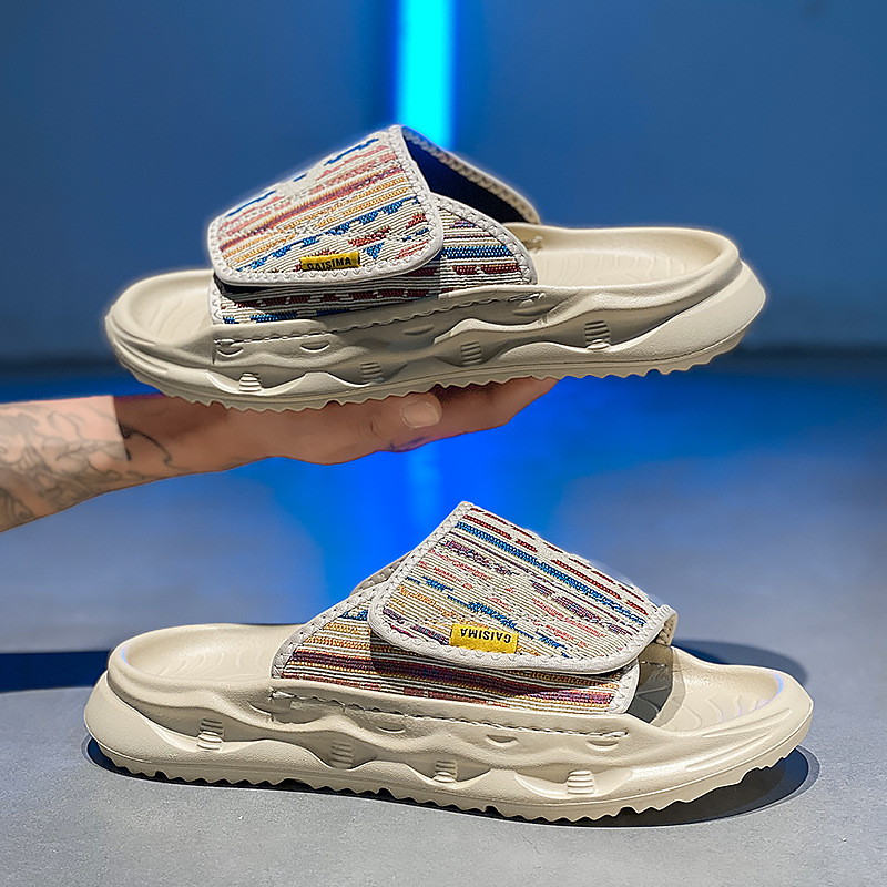 Zapatillas transfronterizas para hombres verano 2025 nuevas zapatillas de moda de playa sandalinas casuales