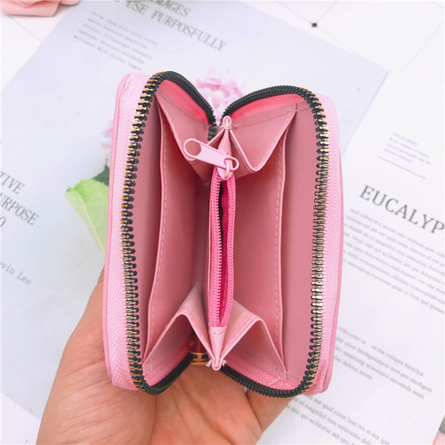 New zipper wallet Japanese girly children's creative coin purse cartoon Kuromi PC dog white coin purse