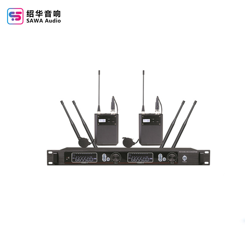 Micrófono inalámbrico profesional de uno a dos, cuatro a ocho canales FM, micrófono para cantar en casa, presentaciones, conferencias, audio