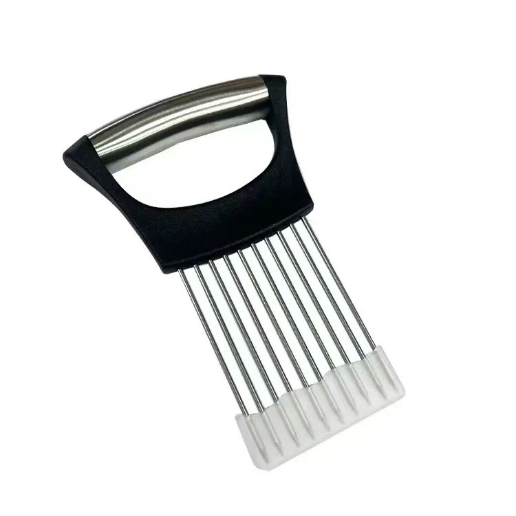 ✅Нержавеющая сталь лук иглы фиксатор лук вставка для кухонных принадлежностей лук вилка лук нарезанный сосновый лук