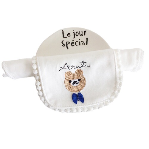 ins Korean version new baby cotton sweat-absorbent towel baby pad sling four-layer gauze breathable soft trendy sweat towel