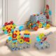 [New 2D/3D Play] Children's Manual Disassembly Tool Nut DIY Three-dimensional Screw Assembled Building Blocks Toys