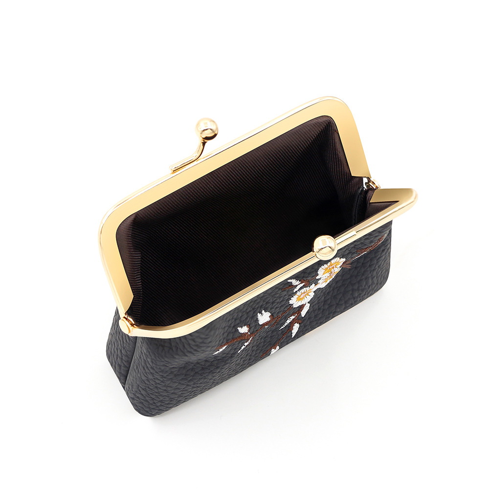 Nueva bolsa de cambio bordada estilo nacional de chicas bolsas de lápiz labial bolsas de llaves bolsas de monedas bolsas de almacenamiento bolsas de auriculares al por mayor