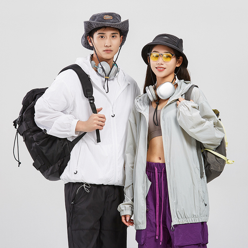 Upf50+ Sun Protection Clothing for Men and Women, Thin Jacket for Men, Fishing, Uv Protection, Loose, Lightweight, Sun Protection Clothing, Outdoor Breathable