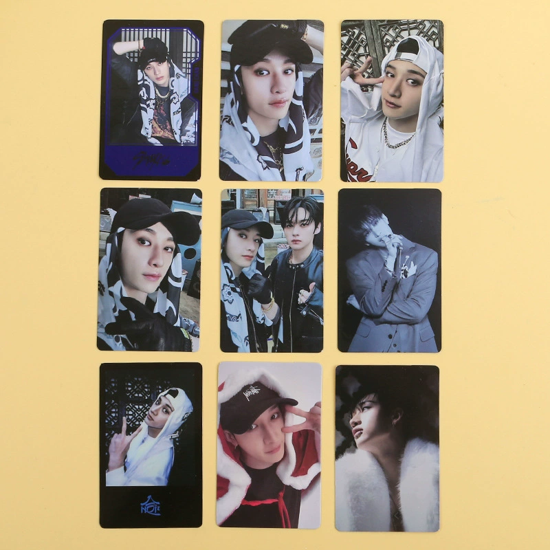 Коллекционная карточка (STRAY KIDS) Спецвыпуск HOP, 5,4×8,6 см, варианты участников и дизайнов