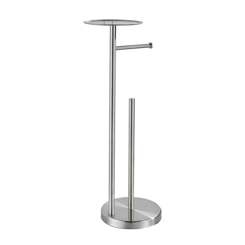Bathroom roll paper holder floor-standing toilet paper holder Villa floor-mounted storage rack punch-free paper towel holder