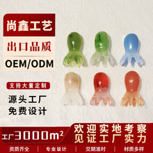 蜜蜡树脂章鱼按摩梳疏通头部经络头疗肩颈八爪鱼按摩大宽齿刮痧梳