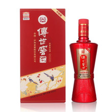 泸州传世窖池52度浓香型白酒纯粮食酒礼盒整箱批发