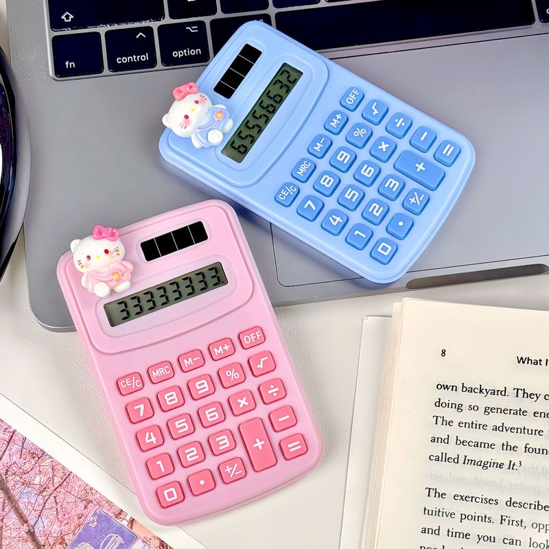 かわいい漫画高颜値ミニ電卓携帯型学生オフィス小型コンピュータ学習文房具卸売り|undefined