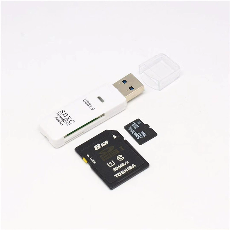 USB3.0 картридер plug-and-play microSD камера TF/SD двухслойный высокоскоростной картридер кросс‑бордер
