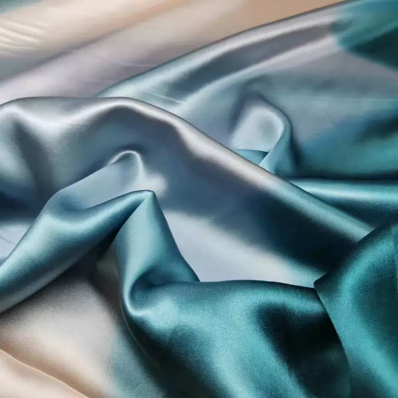 Silk cheongsam, cloth, 19mm, gradient
