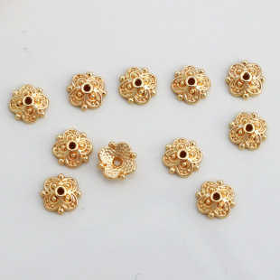 14k����ɫK1-17����8mm��������diy����ñ����朶���Ʒ���
