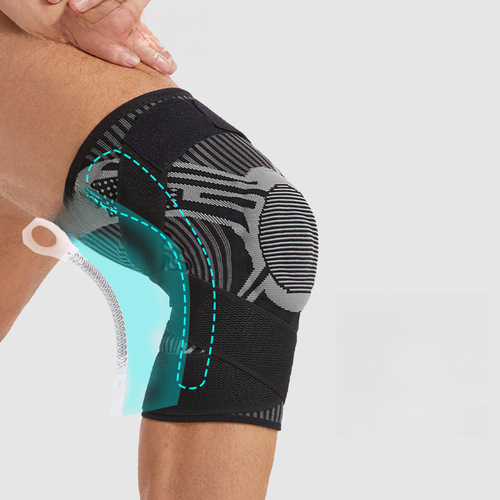 Maxda Cross-border Basketball Knee Protection for Men's Sports Skipping Rope Running Professional Knee Guard for Women's Joints Men and Women