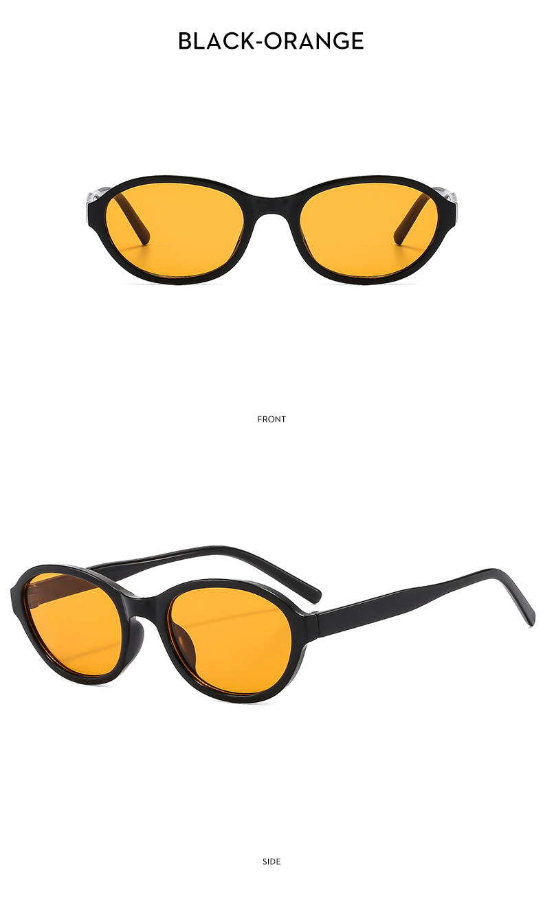 45g Weight Full Frame Glasses Structure Sunglasses Classification PC, UV400 Protection Lens Material Oval Frame Glasses Style Holiday, Travel Occasion Solid Color Pattern All Seasons Season Women's Gender Classic Style, Commute Style Classic Style Commute Solid Color PC UV400 Protection Oval Frame Full Frame Women's Sunglasses 12