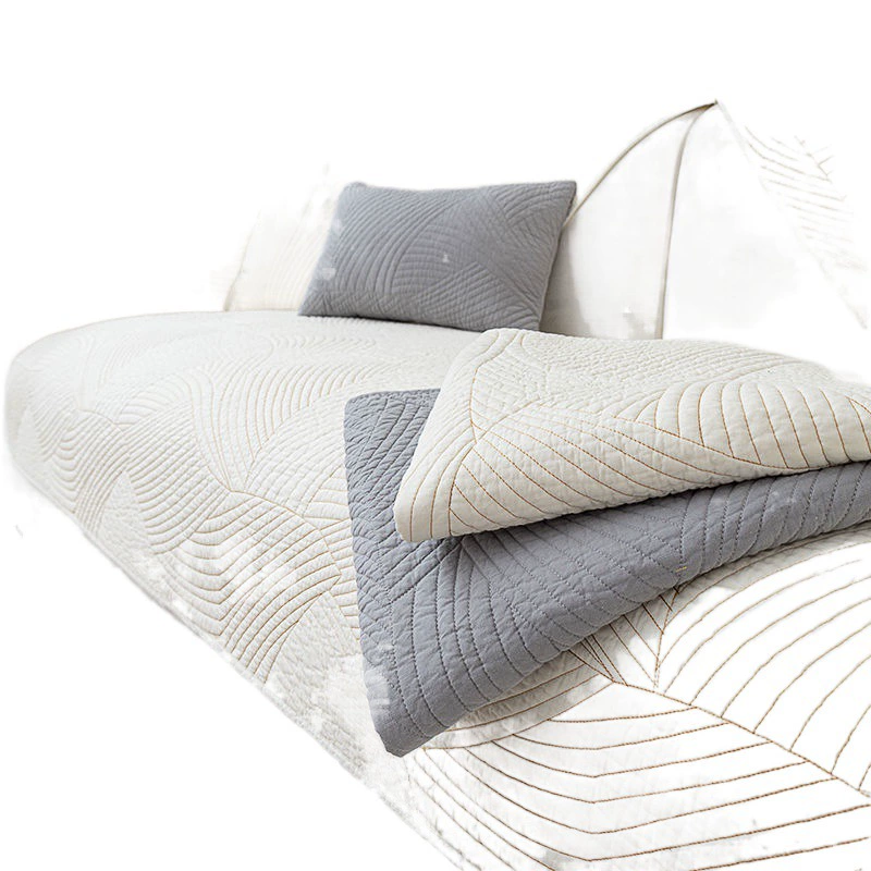 sofa cover scandinavian four‑season non‑slip seat protector, pillow/pillowcase options, multiple sizes
