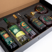 厂家代发干红葡萄酒礼盒装红酒过节送礼年货洋酒套盒冰白代发