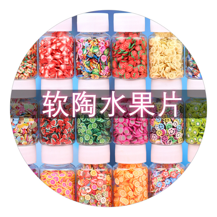 フルーツケーキの柔らかい陶器のdiy材料は水晶を包んでゴムを垂らします。