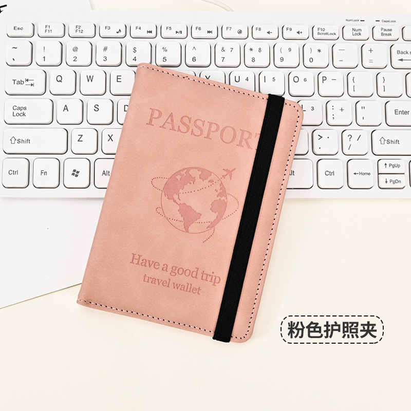 搭乗券パスポートカバーカスタムpu革磁気盗難防止ブラシRFID証明書カバー|undefined