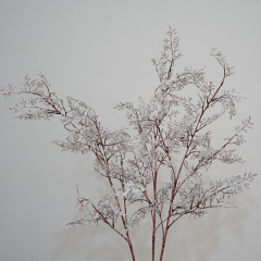 Artificial European-style Large-branch Lovegrass Flower Arrangement for Hotel Lobby, Living Room Decorative Dried Flowers, and Wedding Scene Design