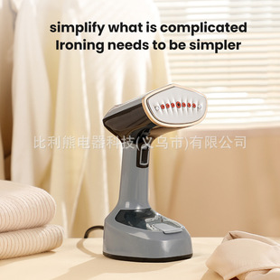 Foreign Trade Export European Standard Steam Ironing Brush Household Convenient Handheld Garment Ironing Machine Foldableable Ironing Clothes Iron Brush