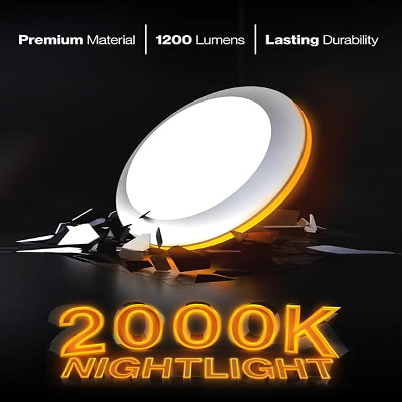 跨境圆盘吸顶灯小夜灯氛围灯disk light卧室嵌入式灯具圆形吸顶灯|undefined