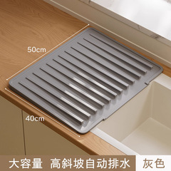整理师推荐硅胶沥水垫子台面隔热垫防烫锅垫耐高温厨房水槽沥水垫