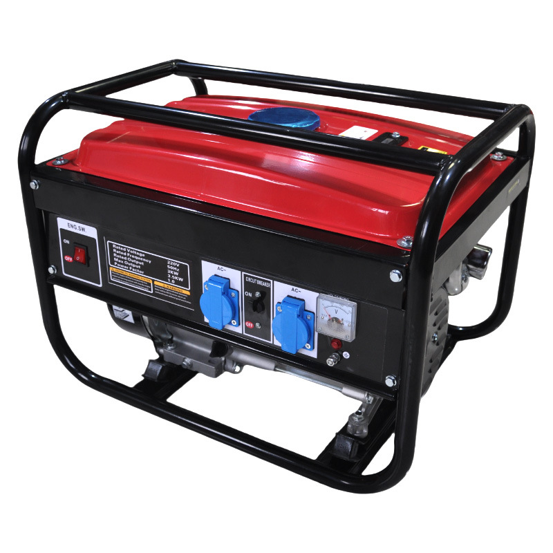 New Single-Phase Gasoline Generator 110V/220V Small Portable Outdoor Camping Style Emergency Generator 3/5Kw