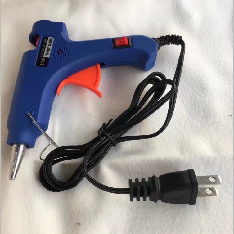 厂家直销日式插头胶枪热熔胶枪指示开关灯胶枪7mm胶棒热熔胶