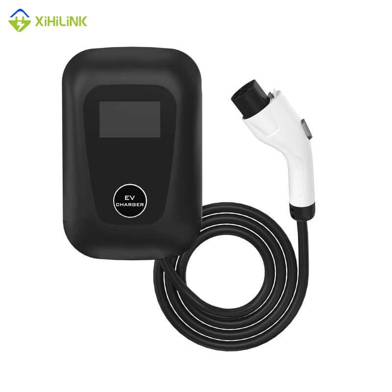 新能源充电桩国标适用于家用电动汽车七孔充电枪头7-22KW安全防护