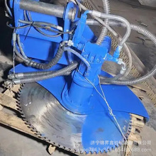 岩石拆除开山锯 挖机石材锯 回转伸缩式挖掘机岩石切割锯