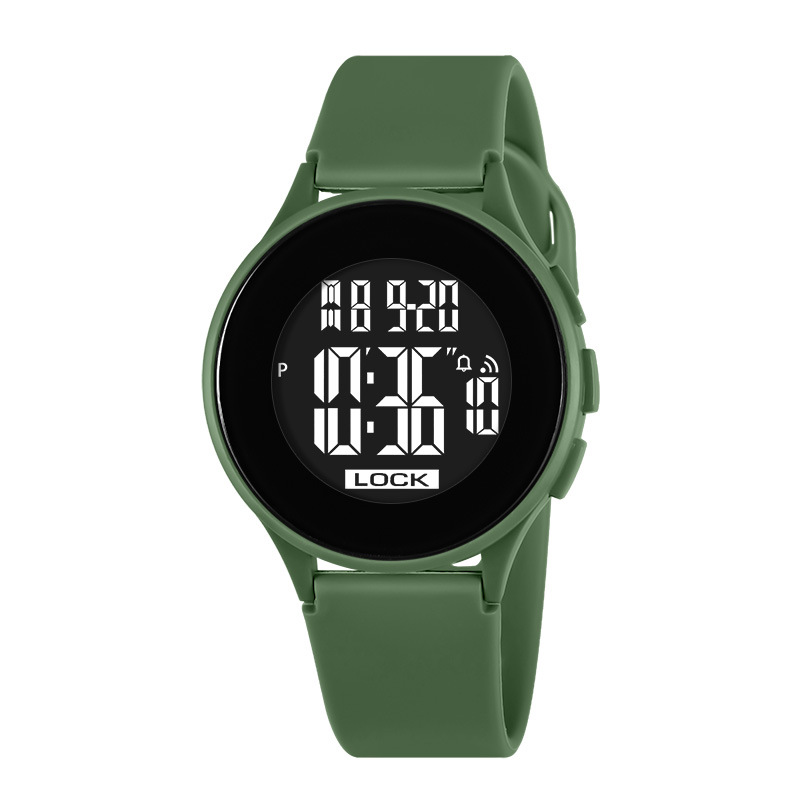 Hombres y niñas estudiantes al aire libre cronógrafo reloj electrónico alarma multifuncional moda nocturna relojes electrónicos fabricantes al por mayor
