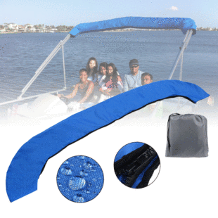 Hd Yacht Cover Awning Boat Cover Yacht Roof Bracket Steel Pipe Storage Bag 600D Oxford Cloth Rainproof and Waterproof Cover
