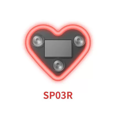 Car Heart-Shaped Light, Solar-Powered Wireless Other Automotive Exterior Supplies - 1-red-love-lamp