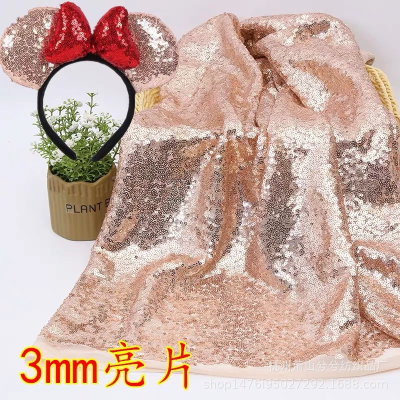 Nail sequins, cloth, suit, accessory, 3mm
