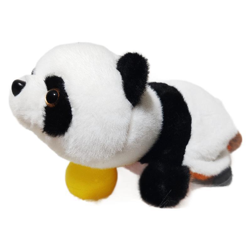 Celebridades de Internet lindo flip panda muñeca peluche simulación pequeño mapache muñeca regalo de panda gigante de Chengdu