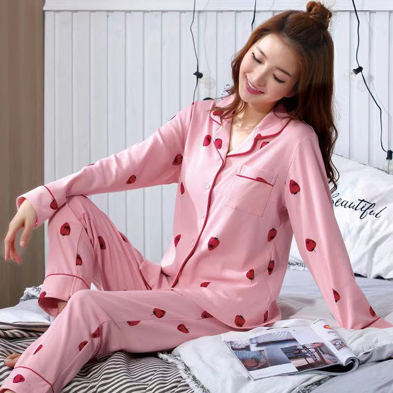 2025 nuevo pijama mujer rebeca de verano manga larga celebridad de Internet estilo caliente mujer traje de primavera y otoño de dos piezas estilo ins image 36
