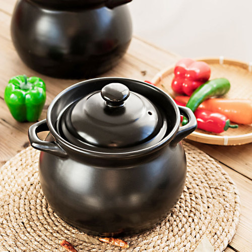 444Z wholesale casserole soup pot stew pot ceramic stew pot casserole soup pot open fire high temperature resistant gas stove special