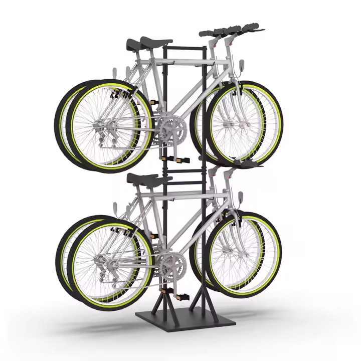 定制定做自行车金属展示架两层三层单车越野车金属展示架