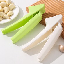 跨境新款压蒜器可拆式手动压蒜泥捣蒜器塑料夹蒜蓉剥蒜器厨房工具