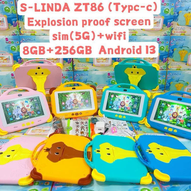 Трансграничный планшетный ПК/S-LINDA/ZT86 детский планшет для звонков через SIM-карту и Wi-Fi