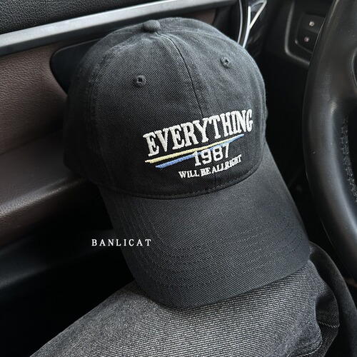 New American retro washed cotton embroidered letter baseball hat for men and women with wide brim and face-shaped small peaked cap