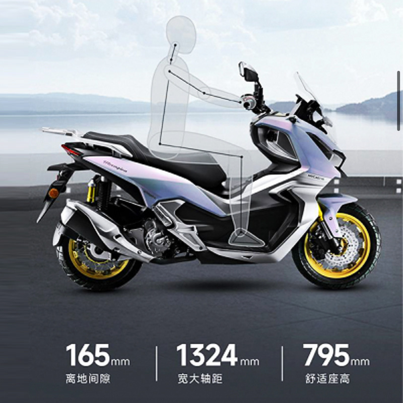 Nuevo Cagiva Weekend Crazy 250cc ahorro de combustible refrigerado por agua pedal de combustible motocicleta nacional cuatro inyección eléctrica puede ser la tarjeta