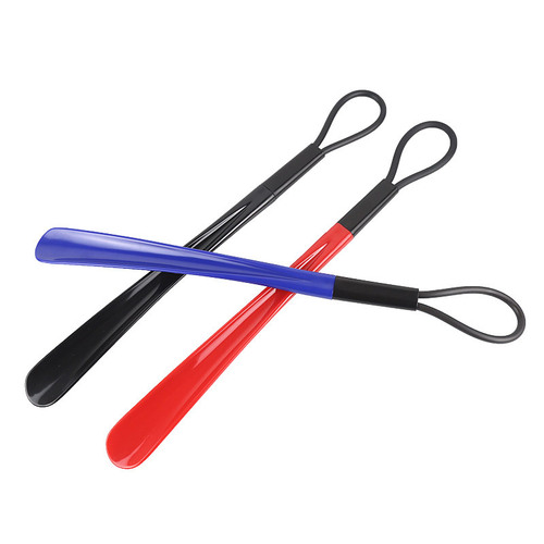 Lazy person shoe wearer, plastic shoehorn, shoehorn to put on shoes without bending, shoe lift, shoe handle, one-piece shoe delivery