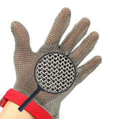 DURADARE Dou Dao Xia 5101 Stainless Steel Ring Anti-Cut Gloves Slaughter Meat Fish Cutting Protective Dou Dao Safety