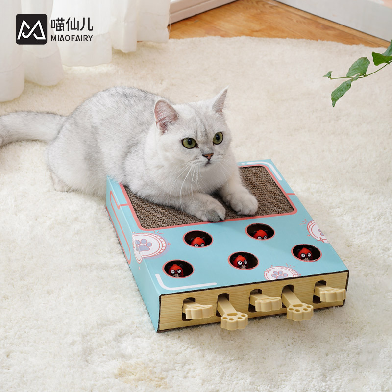 卸売り猫玩具打地鼠段ボール猫掴み板猫玩具多機能猫玩具猫用品|undefined