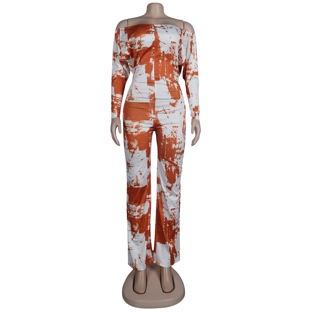 2021  Sexy  Long Sleeve One-Piece Nightclub Uniforms  Women Clothing in Jumpsuits