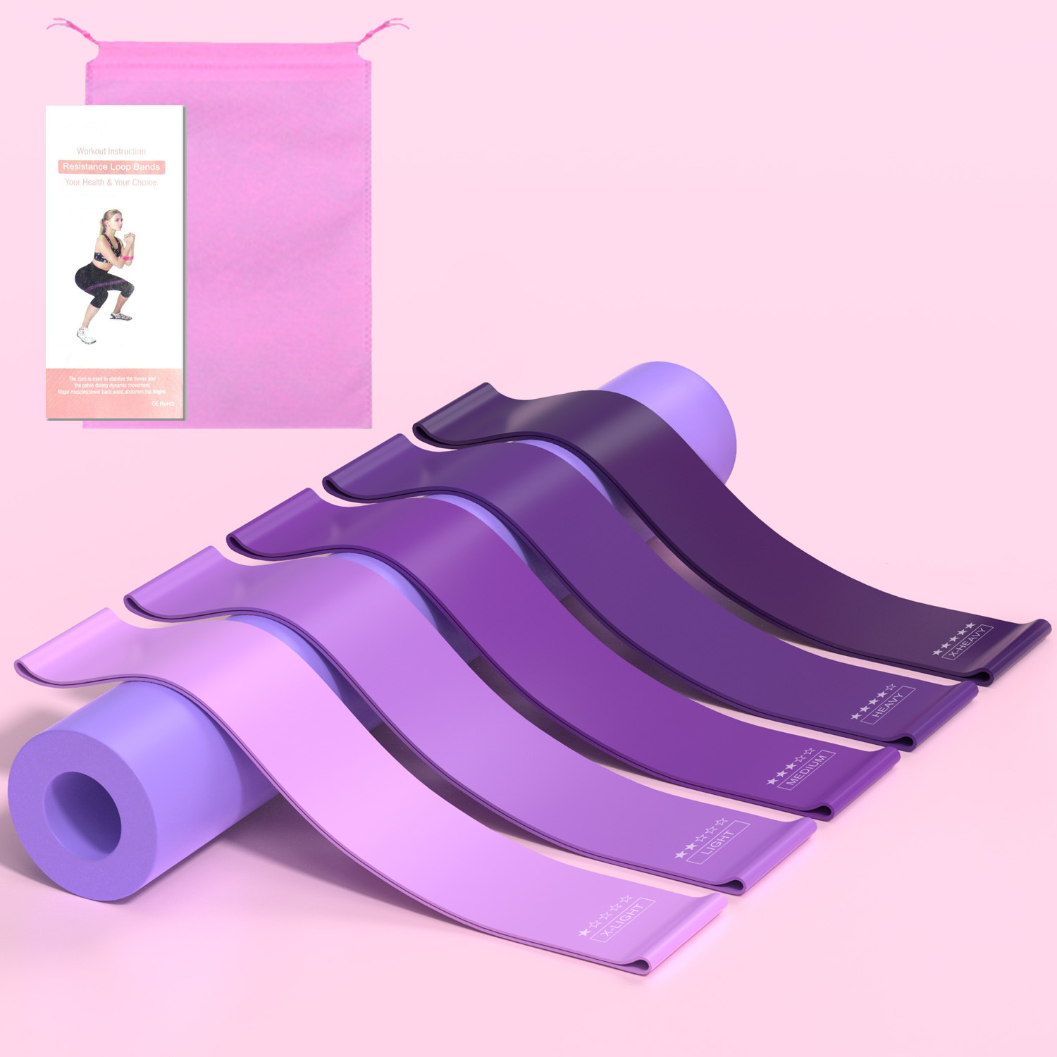 Cinturón de resistencia Cinturón de yoga Cinturón elástico Entrenamiento de fitness Cinturón de tracción de glúteos Ejercicio Sentadilla Baile Cinturón elástico Cinturón de estiramiento