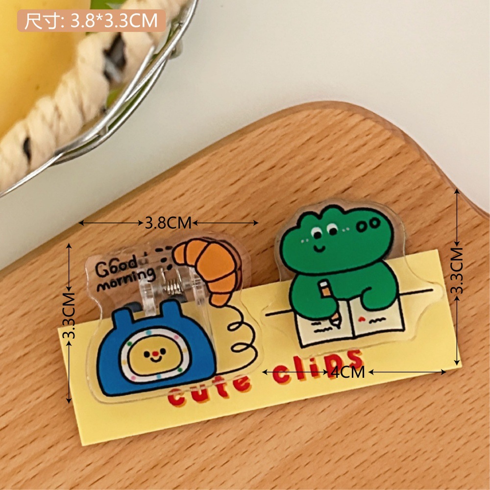 2#Clip de pan cocodrilo serie-pp