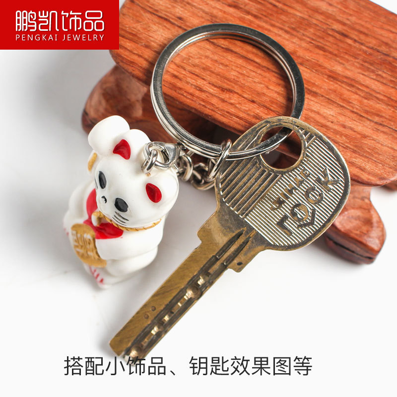 メーカーは多種の規格の金属のキーホルダーを供給しています。|undefined