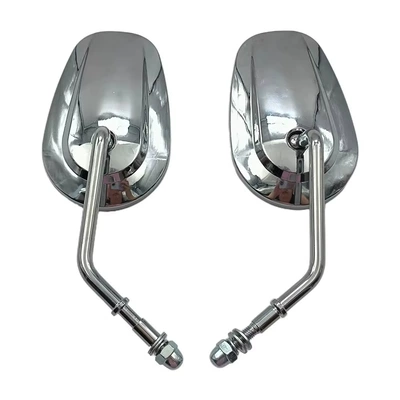 Suitable for Harley Softail Motorcycle rearview mirror - electroplating-color